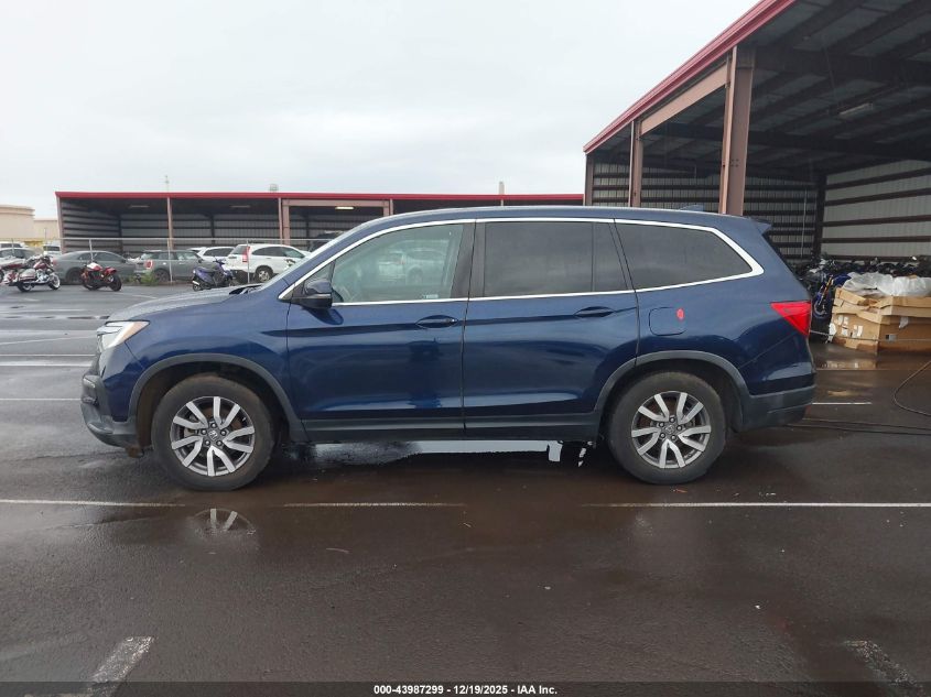 2019 Honda Pilot Ex VIN: 5FNYF5H35KB008922 Lot: 43987299