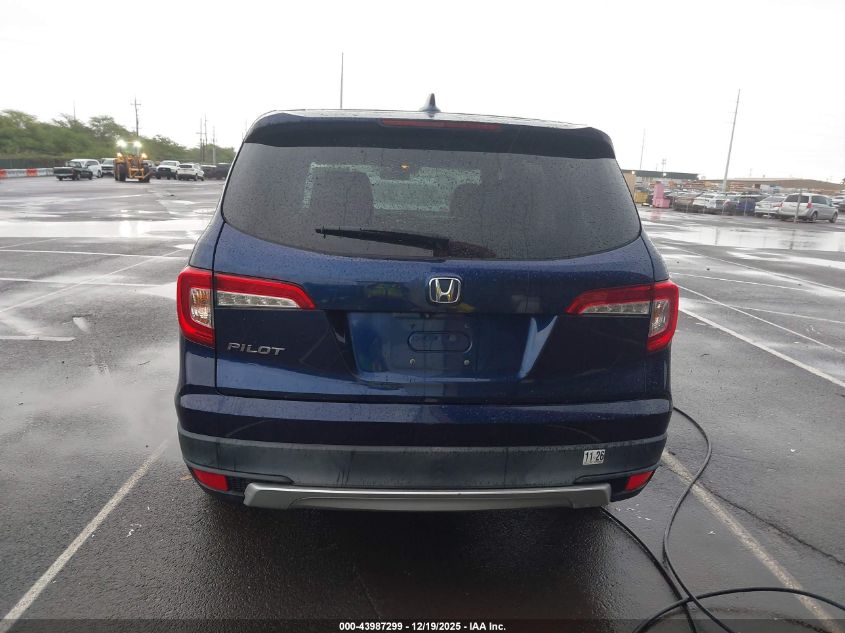 2019 Honda Pilot Ex VIN: 5FNYF5H35KB008922 Lot: 43987299