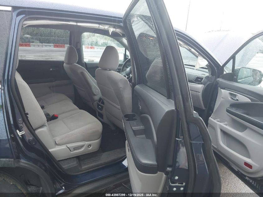 2019 Honda Pilot Ex VIN: 5FNYF5H35KB008922 Lot: 43987299