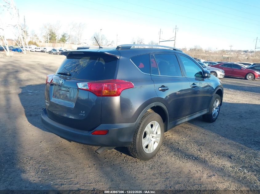 2014 Toyota Rav4 Le VIN: 2T3BFREV4EW213519 Lot: 43987306