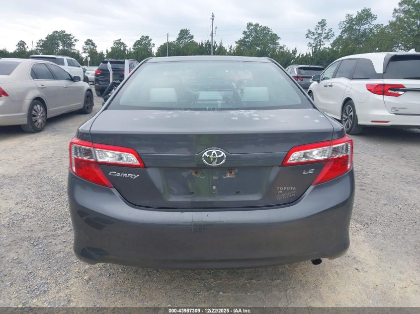 2012 Toyota Camry Le VIN: 4T4BF1FK3CR258355 Lot: 43987309