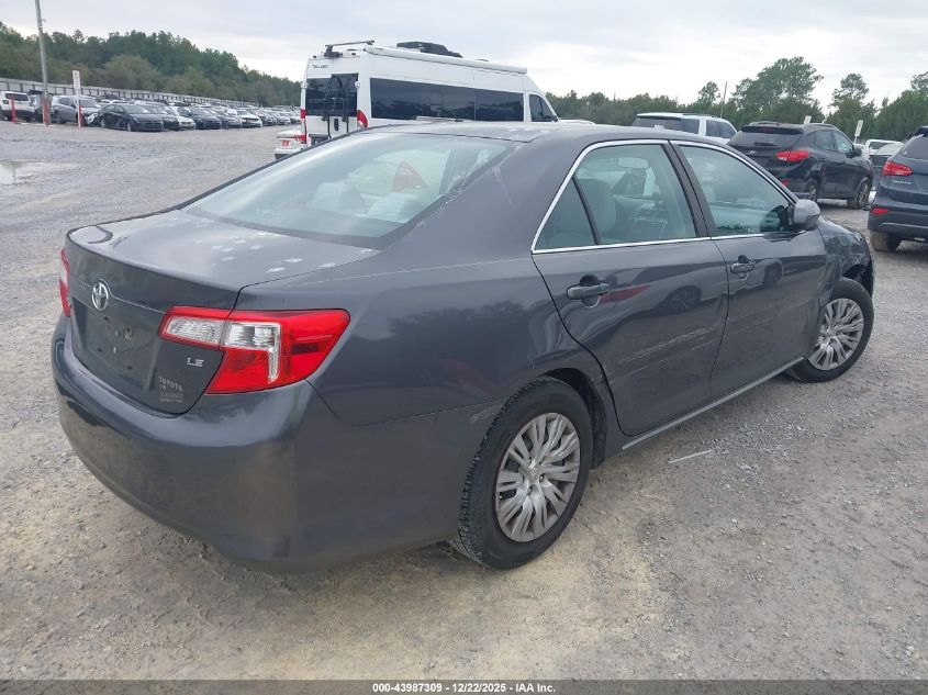 2012 Toyota Camry Le VIN: 4T4BF1FK3CR258355 Lot: 43987309