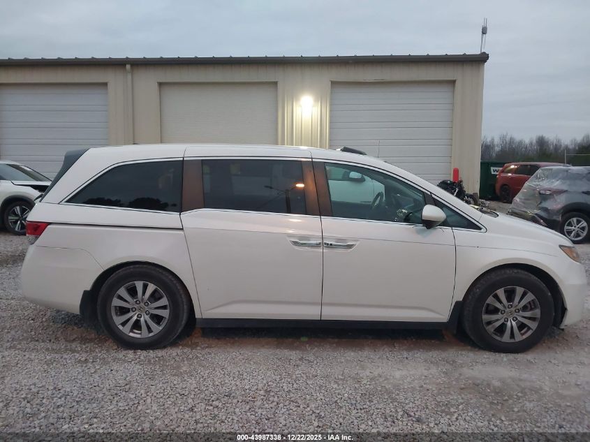 2014 Honda Odyssey Ex-L VIN: 5FNRL5H67EB048222 Lot: 43987338