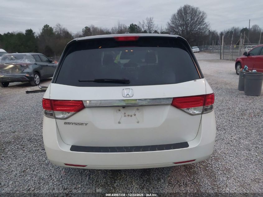 2014 Honda Odyssey Ex-L VIN: 5FNRL5H67EB048222 Lot: 43987338