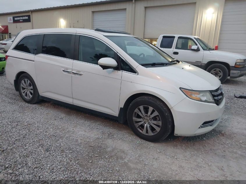 2014 Honda Odyssey Ex-L VIN: 5FNRL5H67EB048222 Lot: 43987338