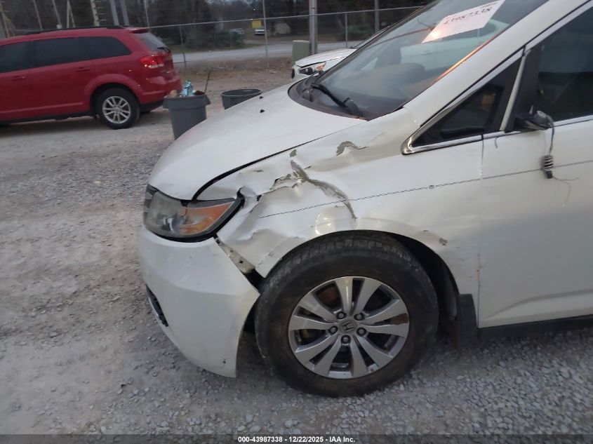 2014 Honda Odyssey Ex-L VIN: 5FNRL5H67EB048222 Lot: 43987338