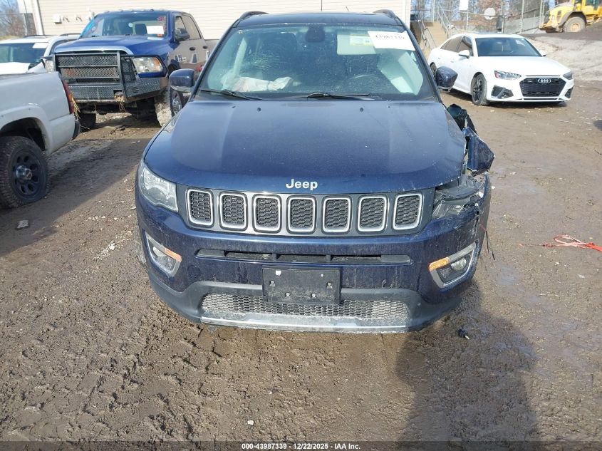 2018 Jeep Compass Limited 4X4 VIN: 3C4NJDCB4JT245752 Lot: 43987339