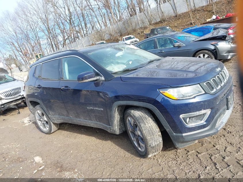 2018 Jeep Compass Limited 4X4 VIN: 3C4NJDCB4JT245752 Lot: 43987339
