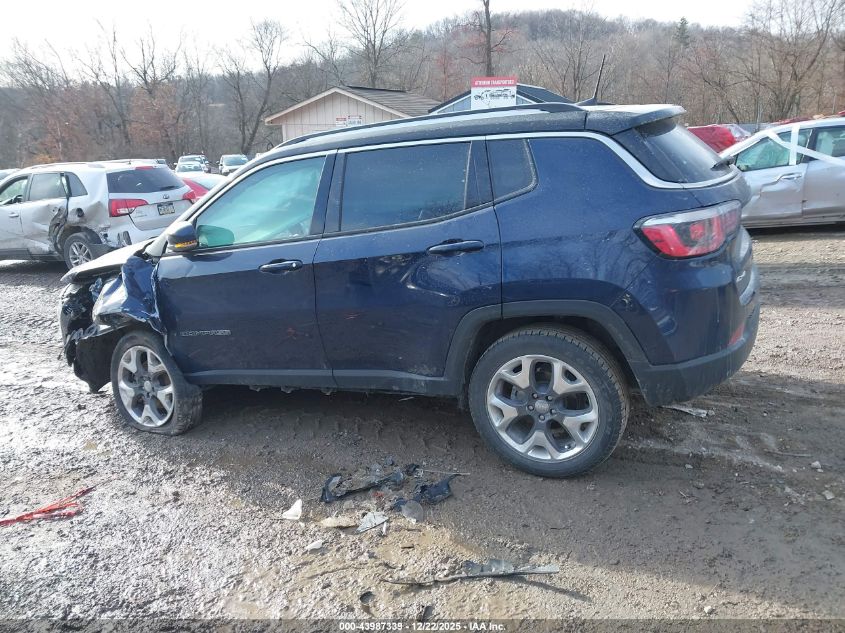 2018 Jeep Compass Limited 4X4 VIN: 3C4NJDCB4JT245752 Lot: 43987339