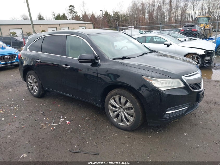 5FRYD4H49EB024486 2014 Acura Mdx Technology Package auction photo 1