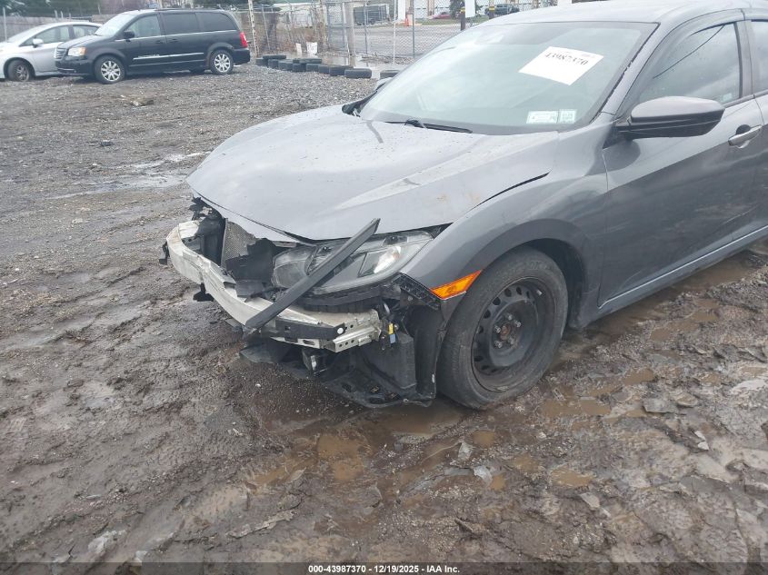 2020 Honda Civic Lx VIN: 2HGFC2F61LH562550 Lot: 43987370