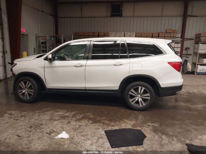 2017 Honda Pilot Ex-L VIN: 5FNYF6H57HB054803 Lot: 43987386