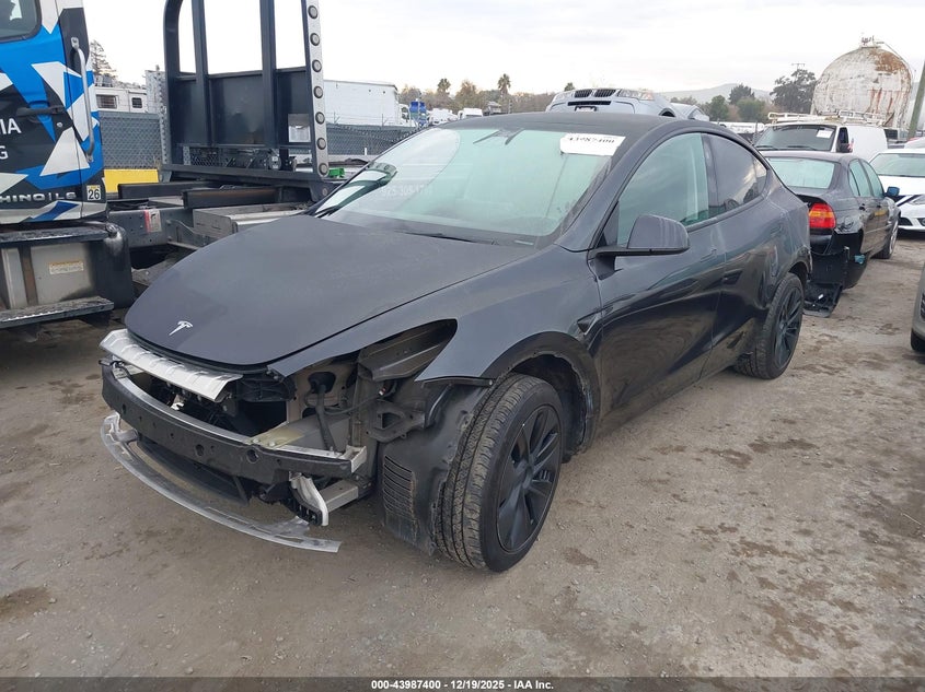 VIN 7SAYGDED8SF279691 2025 TESLA MODEL Y LONG RANGE DUAL MOTOR REAR-WHEEL DRIVE