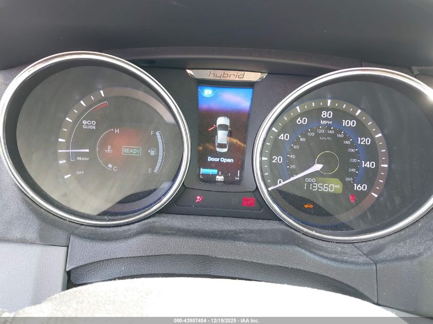 2014 Hyundai Sonata Hybrid Limited VIN: KMHEC4A42EA116254 Lot: 43987404