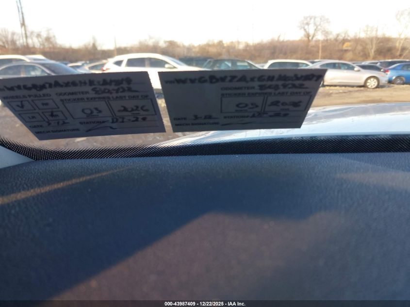 2017 Volkswagen Tiguan 2.0T/2.0T S VIN: WVGBV7AX6HK051819 Lot: 43987409