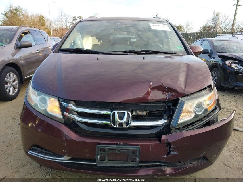 2014 Honda Odyssey Ex-L VIN: 5FNRL5H6XEB052233 Lot: 43987413