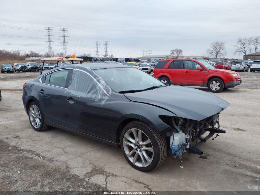 2016 Mazda Mazda6 I Touring VIN: JM1GJ1V55G1483916 Lot: 43987416