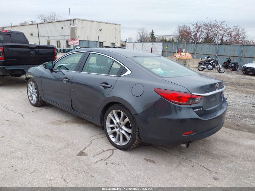 2016 Mazda Mazda6 I Touring VIN: JM1GJ1V55G1483916 Lot: 43987416