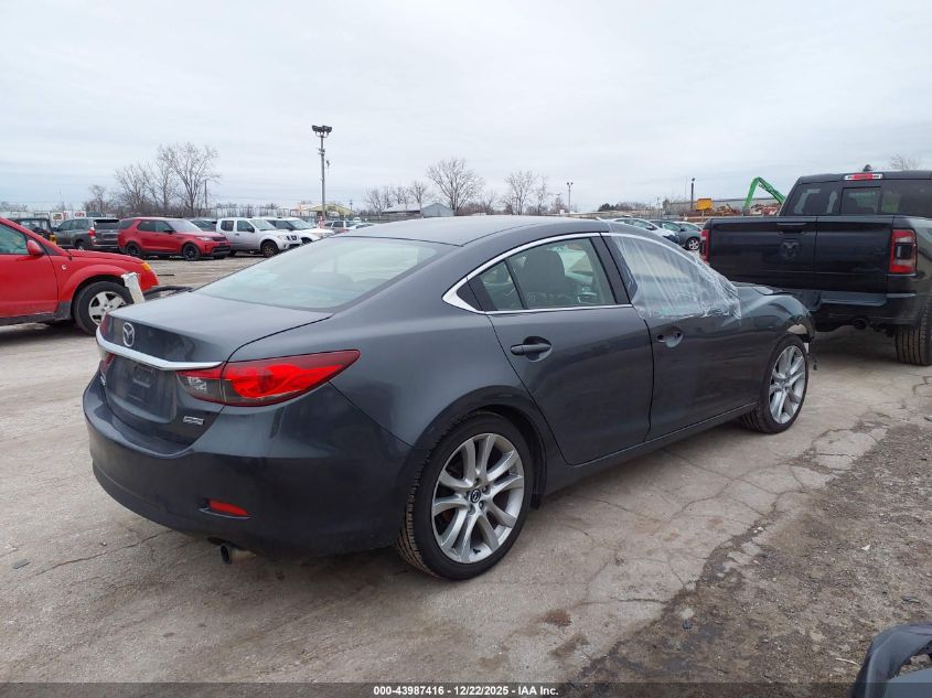 2016 Mazda Mazda6 I Touring VIN: JM1GJ1V55G1483916 Lot: 43987416