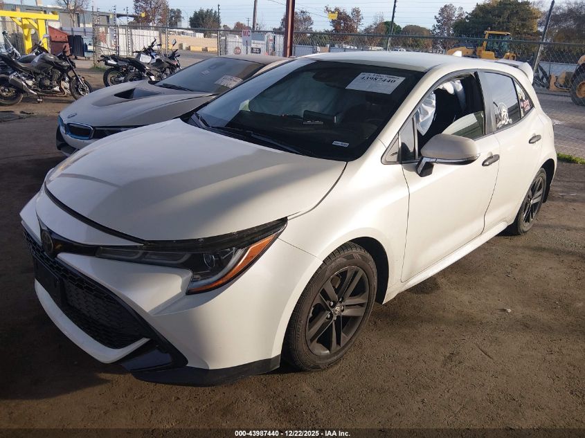 2019 Toyota Corolla Se VIN: JTNK4RBE0K3062313 Lot: 43987440