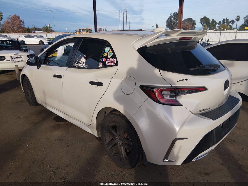 2019 Toyota Corolla Se VIN: JTNK4RBE0K3062313 Lot: 43987440