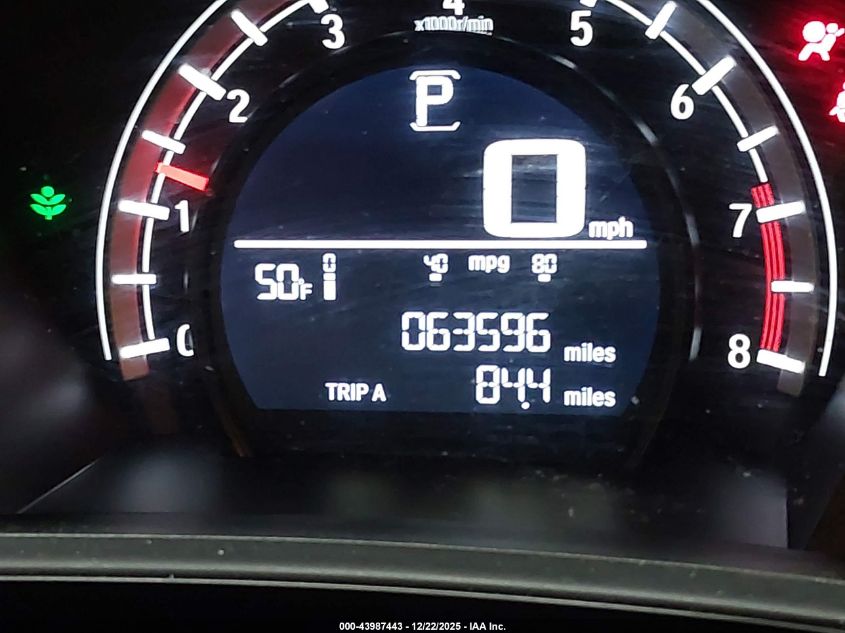 2019 Honda Cr-V Lx VIN: 5J6RW5H39KL000415 Lot: 43987443