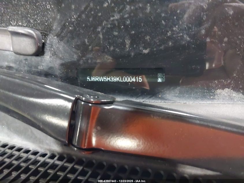 2019 Honda Cr-V Lx VIN: 5J6RW5H39KL000415 Lot: 43987443