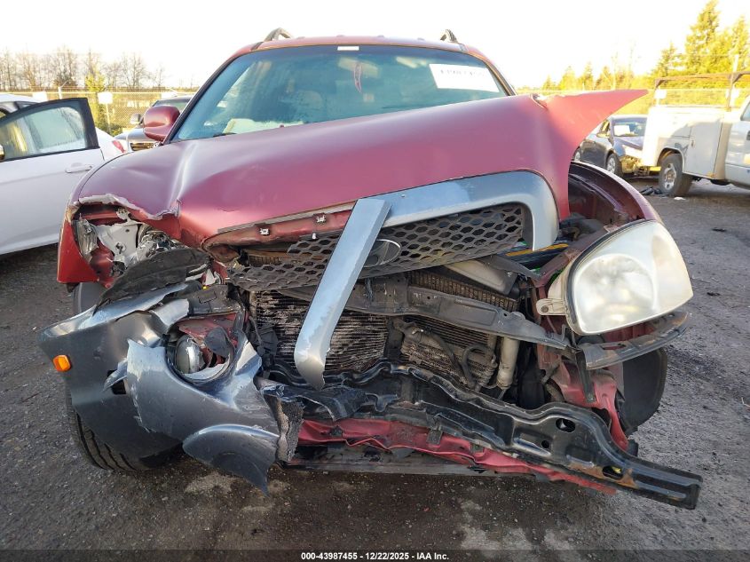 2002 Hyundai Santa Fe Gls/Lx VIN: KM8SC13D62U307944 Lot: 43987455