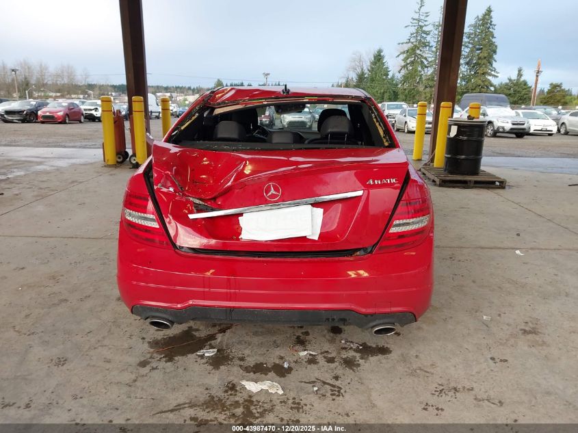 2014 Mercedes-Benz C 300 Sport 4Matic VIN: WDDGF8AB9ER317800 Lot: 43987470