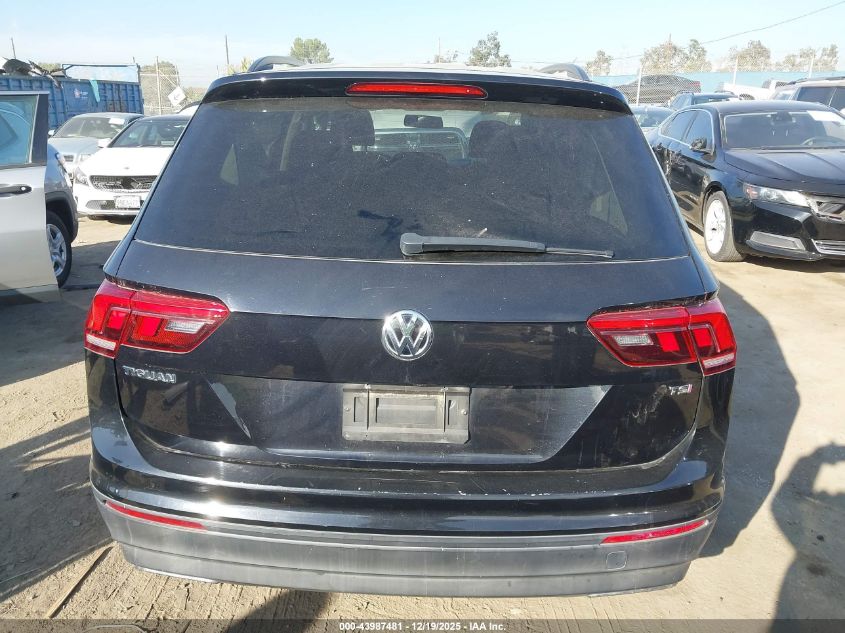 2018 Volkswagen Tiguan 2.0T S VIN: 3VV1B7AX8JM059039 Lot: 43987481