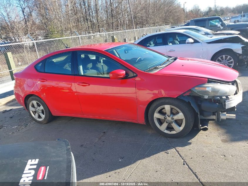 2016 Dodge Dart Sxt VIN: 1C3CDFBB6GD720641 Lot: 43987494