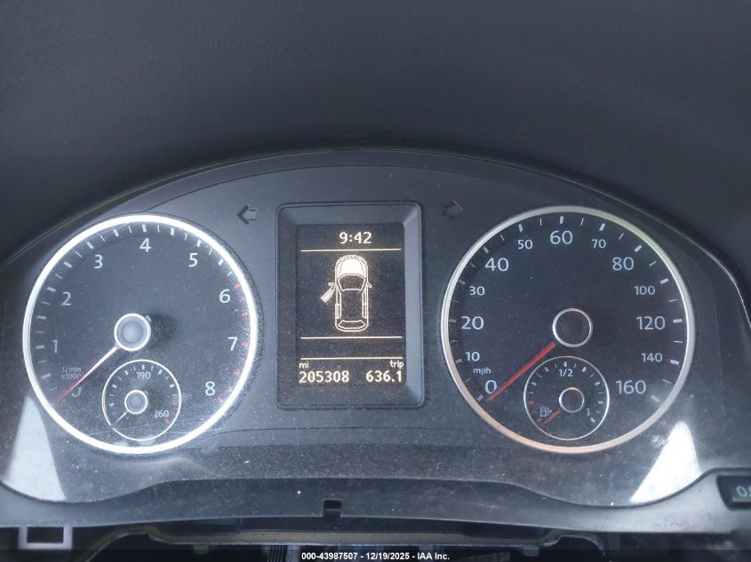 2013 Volkswagen Tiguan S VIN: WVGAV3AX6DW563426 Lot: 43987507