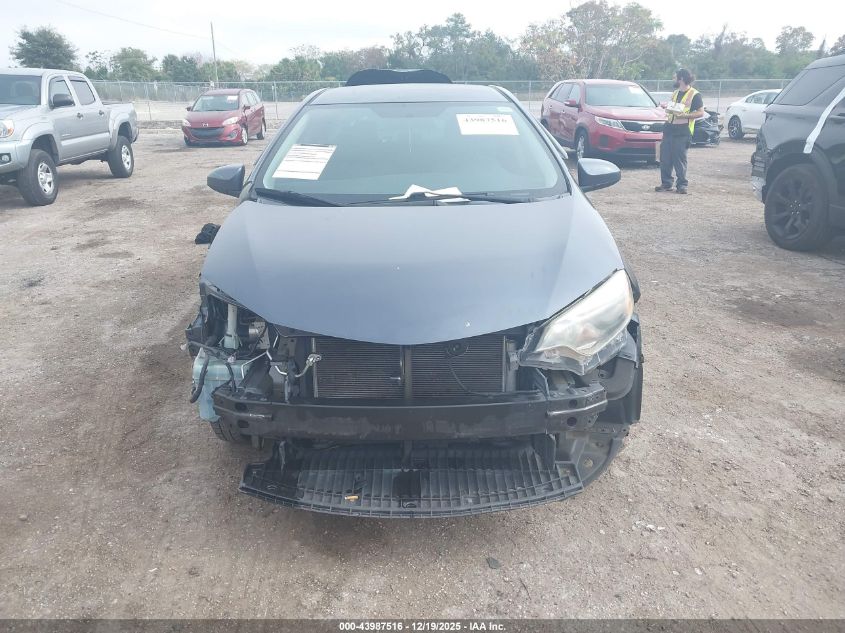 2016 Toyota Corolla Le VIN: 5YFBURHE8GP527205 Lot: 43987516