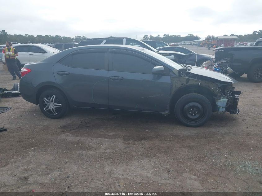 2016 Toyota Corolla Le VIN: 5YFBURHE8GP527205 Lot: 43987516