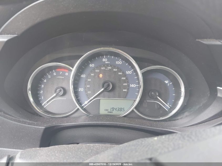 2016 Toyota Corolla Le VIN: 5YFBURHE8GP527205 Lot: 43987516