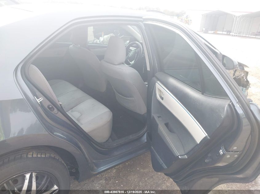 2016 Toyota Corolla Le VIN: 5YFBURHE8GP527205 Lot: 43987516