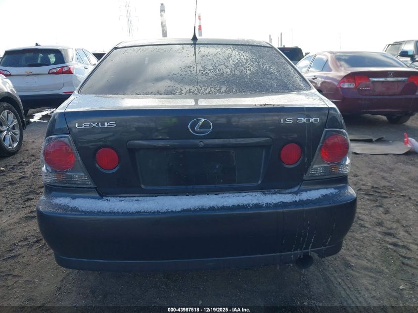 2004 Lexus Is 300 VIN: JTHBD192240086388 Lot: 43987518