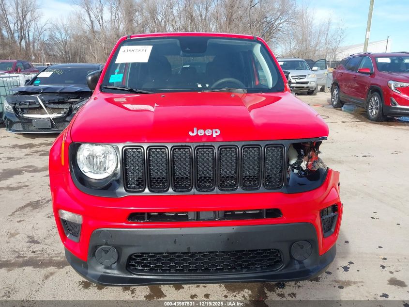 2021 Jeep Renegade Jeepster Fwd VIN: ZACNJCAB1MPM31836 Lot: 43987531