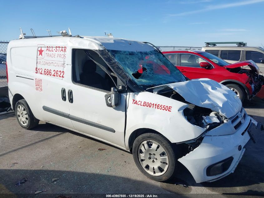 2016 Ram Promaster City Tradesman Slt VIN: ZFBERFBTXG6A94665 Lot: 43987555