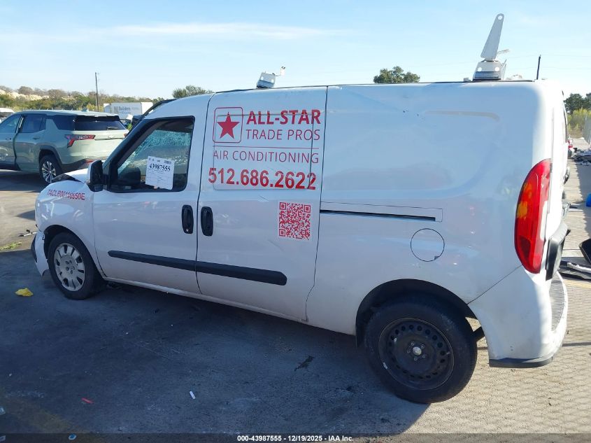 2016 Ram Promaster City Tradesman Slt VIN: ZFBERFBTXG6A94665 Lot: 43987555