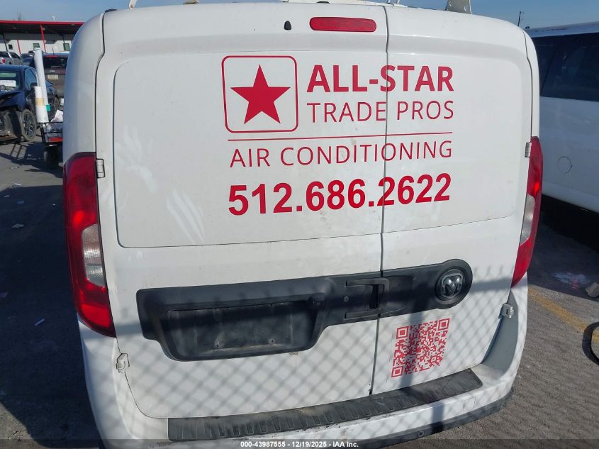 2016 Ram Promaster City Tradesman Slt VIN: ZFBERFBTXG6A94665 Lot: 43987555