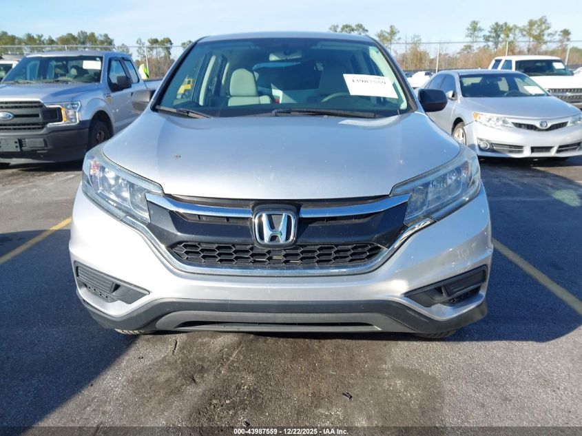 2016 Honda Cr-V Lx VIN: 5J6RM4H30GL128078 Lot: 43987559