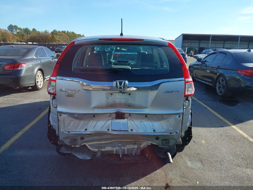 2016 Honda Cr-V Lx VIN: 5J6RM4H30GL128078 Lot: 43987559