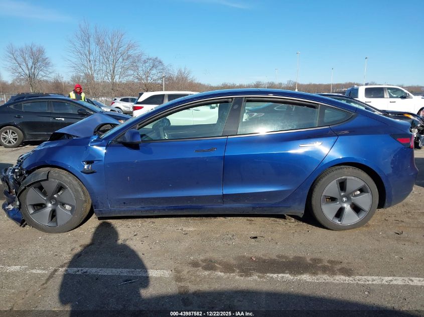 2023 Tesla Model 3 Rear-Wheel Drive VIN: 5YJ3E1EAXPF476600 Lot: 43987582
