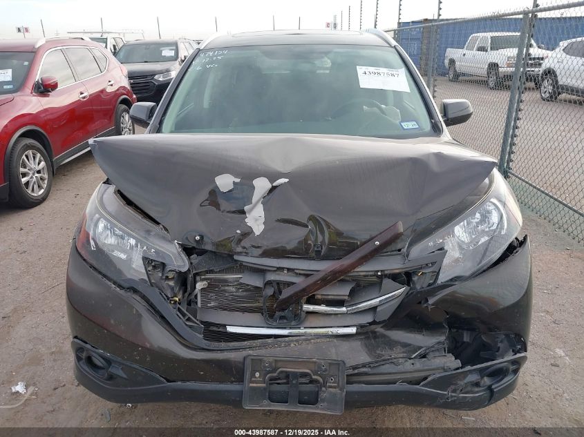 2013 Honda Cr-V Ex-L VIN: 5J6RM3H72DL003964 Lot: 43987587