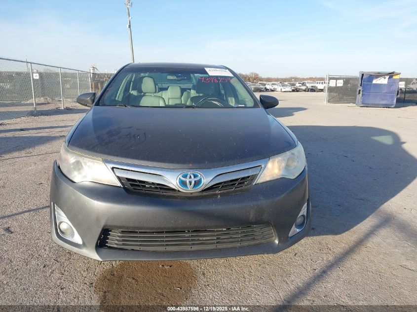 2012 Toyota Camry Hybrid Xle VIN: 4T1BD1FK5CU036710 Lot: 43987596