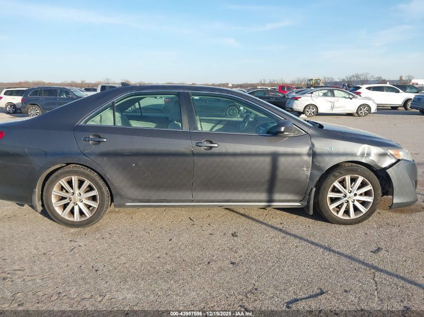 2012 Toyota Camry Hybrid Xle VIN: 4T1BD1FK5CU036710 Lot: 43987596
