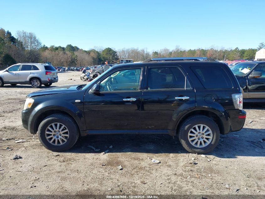 2009 Mercury Mariner Premier V6 VIN: 4M2CU87G89KJ25052 Lot: 43987608