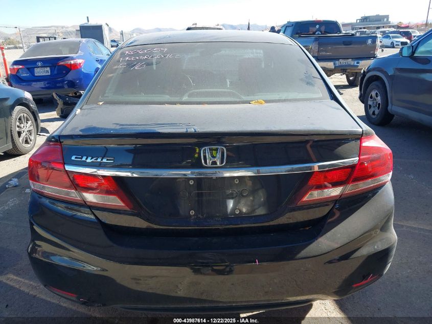 2014 Honda Civic Lx VIN: 19XFB2F57EE010414 Lot: 43987614