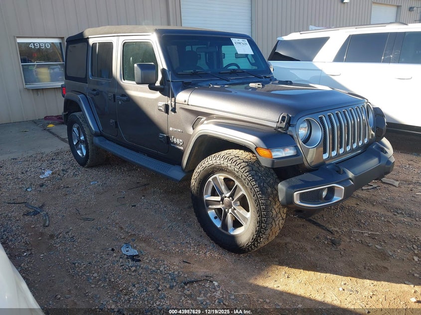 1C4HJXEG0KW528328 2019 Jeep Wrangler Unlimited Sahara 4X4 auction photo 1